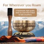 Tibetan Singing Bowl Set for Meditation & Healing