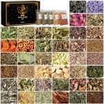 40 Pack Dried Herbs for Witchcraft and Rituals