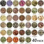 40 Pack Dried Herbs for Witchcraft and Rituals