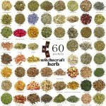 60-Piece Dried Herbs for Witchcraft and Rituals