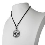 Pentacle of the Goddess Wiccan Jewelry Pagan Subtle Pentagram Necklace