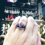 Gothic Skull & Flower Ring Set for Women