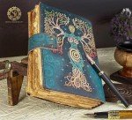 Book of Shadows with Lock Clasp – Vintage Leather