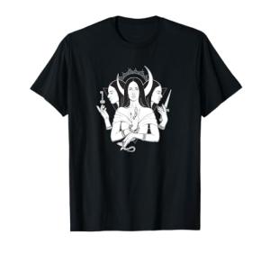 Hecate Triple Moon Goddess Wicca T-Shirt