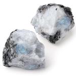Rainbow Moonstone Raw Crystals - 2PCS Natural Healing