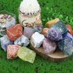 Rainbow Moonstone Raw Crystals - 2PCS Natural Healing