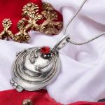 Elena Gilbert Vervain Locket Pendant Necklace