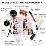 Vampire Makeup Kit with Fangs and Blood