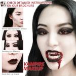 Vampire Makeup Kit with Fangs and Blood