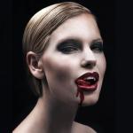 Vampire Makeup Kit with Fangs and Blood