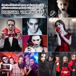 Vampire Makeup Kit with Fangs and Blood