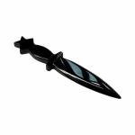 Obsidian Black Pentagram Athame for Wicca