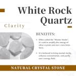 Rockcloud Rock Quartz Natural Rune Stones