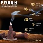 Fumino Fresh Incense Cones - Essential Bundle 120 Count