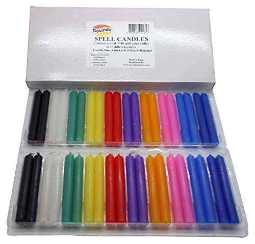 Govinda Spell Candles - 40 candles - 4"x1/2