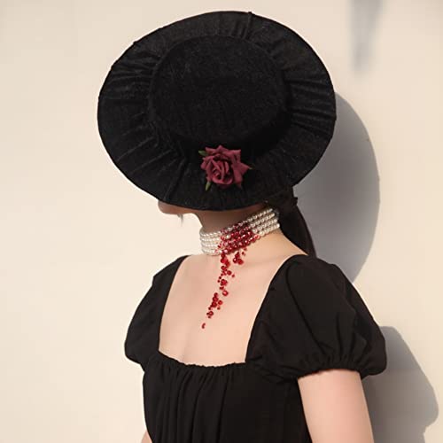 Dripping Blood Imitation Pearls Vampire Choker Necklace