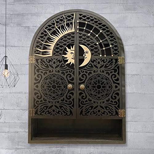 Sun and Moon Crystal Display Shelf & Case