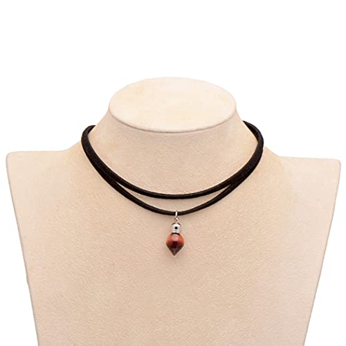Vampire Blood Vial Double Layer Cord Choker Necklace