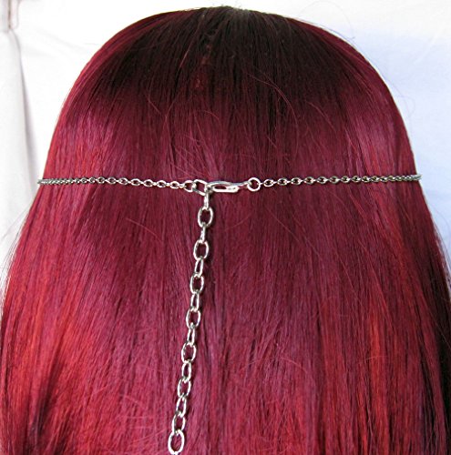 Vampire Bat Headpiece with Red Stone