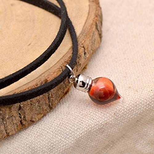 Vampire Blood Vial Double Layer Cord Choker Necklace