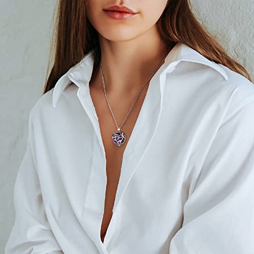 Bestyle Tree of Life Wrapped Healing Crystal Necklace - Magical Wicca Jewelry