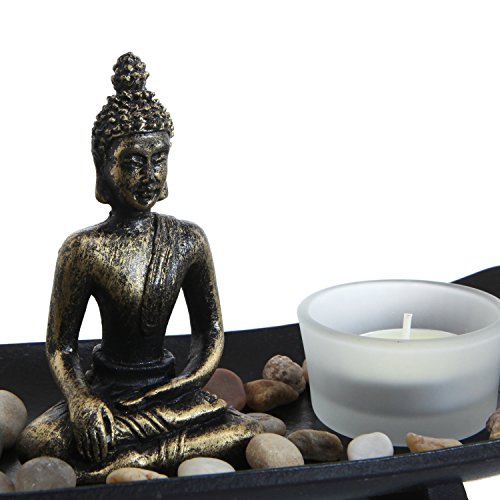 Zen Garden Buddha Statue Incense Burner Holder