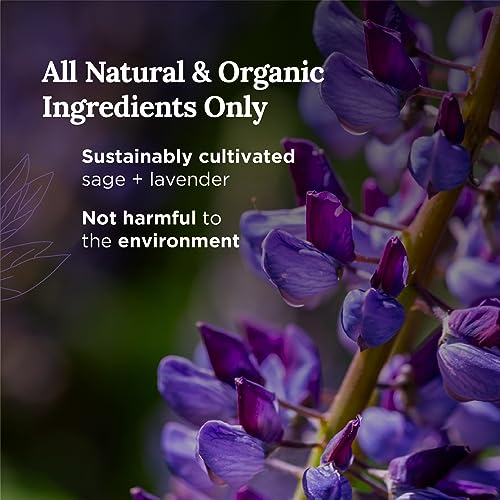 Sage and Lavender Candle for Energy Cleansing