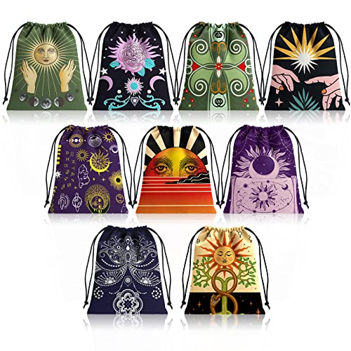 Velvet Tarot Card & Jewelry Storage Pouch Set