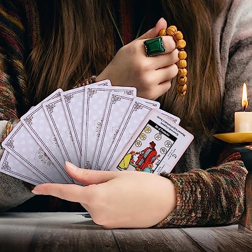 Erbacan Beginner Tarot Card Deck with Guidebook