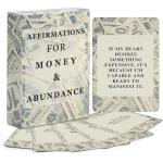 Positive Money Affirmation Cards for Manifesting Wealth
