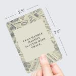 Positive Money Affirmation Cards for Manifesting Wealth