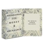 Positive Money Affirmation Cards for Manifesting Wealth