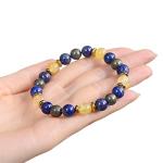 Lapis Citrine Pyrite Wealth Bracelet for Manifestation