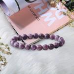 Lepidolite Reiki Bracelet for Prosperity and Luck