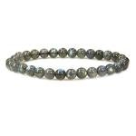 AA Grade Labradorite Beads Stretch Bracelet 7