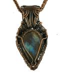 Tree of Life Labradorite & Moonstone Pendant Necklace