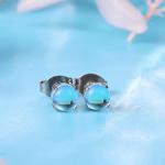 Hypoallergenic Pure Titanium Stud Earrings Set