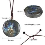 Labradorite Pendant Necklace for Abundance and Prosperity