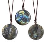 Labradorite Pendant Necklace for Abundance and Prosperity