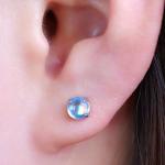 Hypoallergenic Pure Titanium Stud Earrings Set