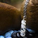 Rainbow Moonstone Necklace for Balance and Creativity