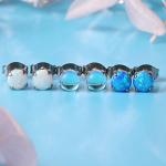 Hypoallergenic Pure Titanium Stud Earrings Set