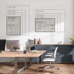 Cork Bulletin Board with Light Birch Frame