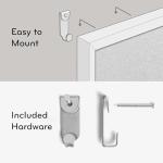 Cork Bulletin Board with Light Birch Frame