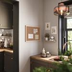 Cork Bulletin Board with Light Birch Frame