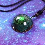 Malachite Orgonite Pendant for Abundance and Healing
