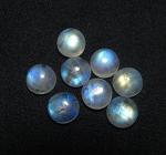 8mm Blue Fire Rainbow Moonstone Loose Gemstones