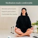 Large Mindful Meditation Cushion for Abundance