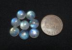 8mm Blue Fire Rainbow Moonstone Loose Gemstones