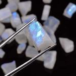 Raw Blue Flash Moonstone Crystals for Abundance